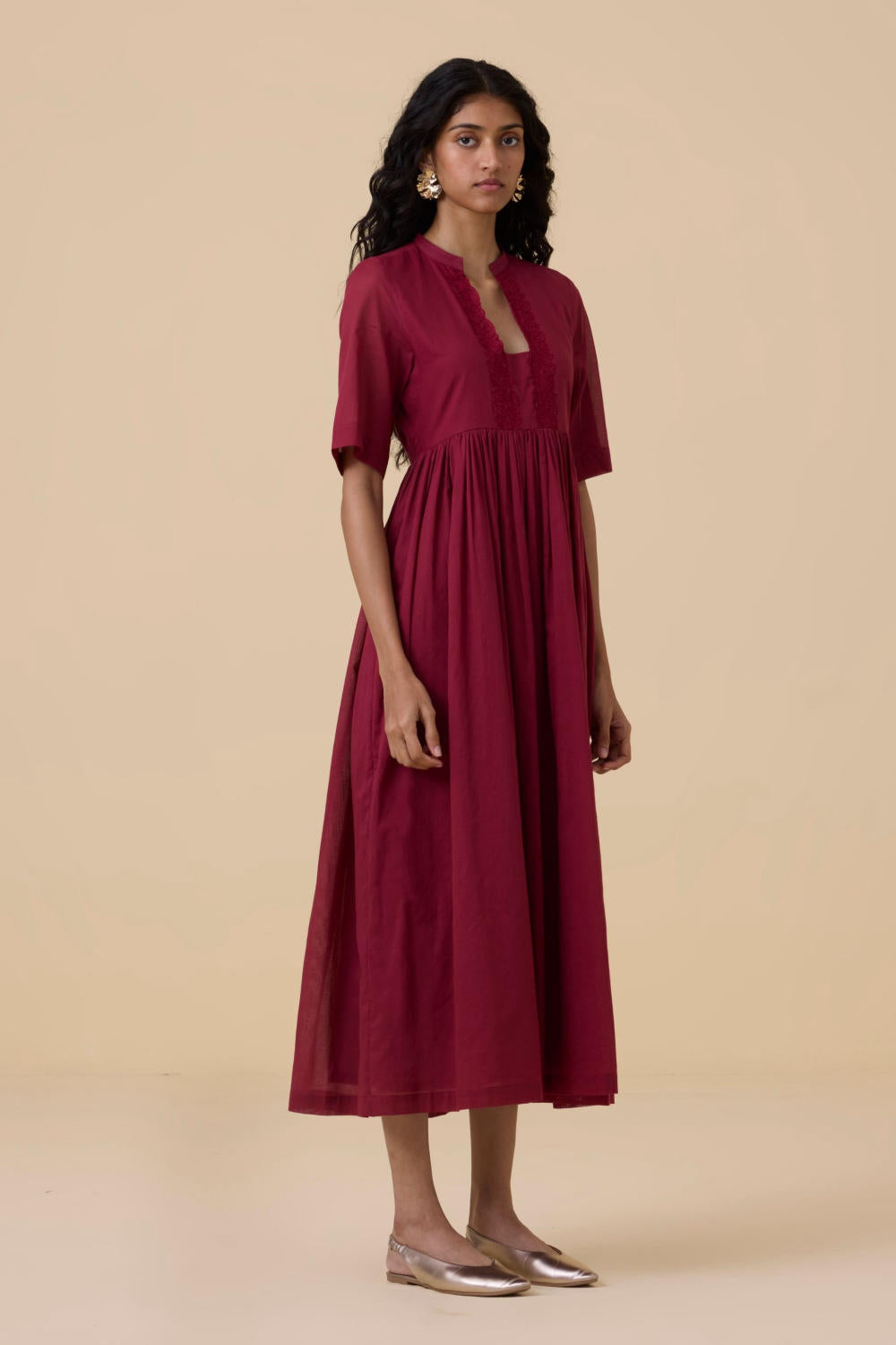 Sabah Cherry Cotton Dress