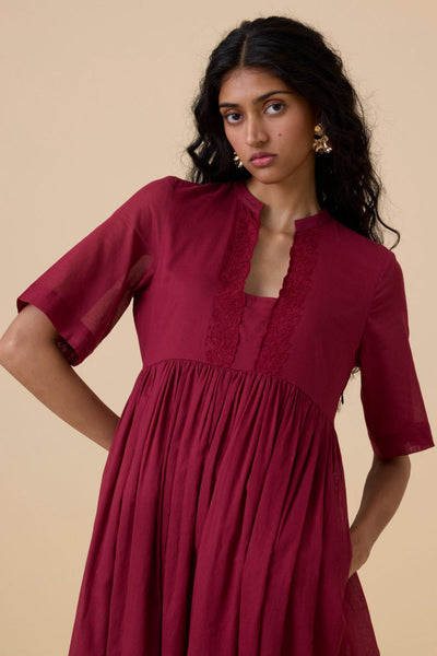 Sabah Cherry Cotton Dress