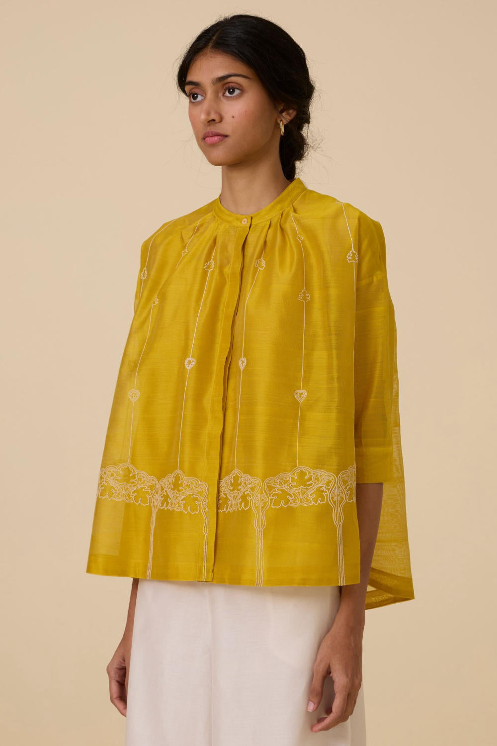 Sabeen Handwoven Embroidered Top