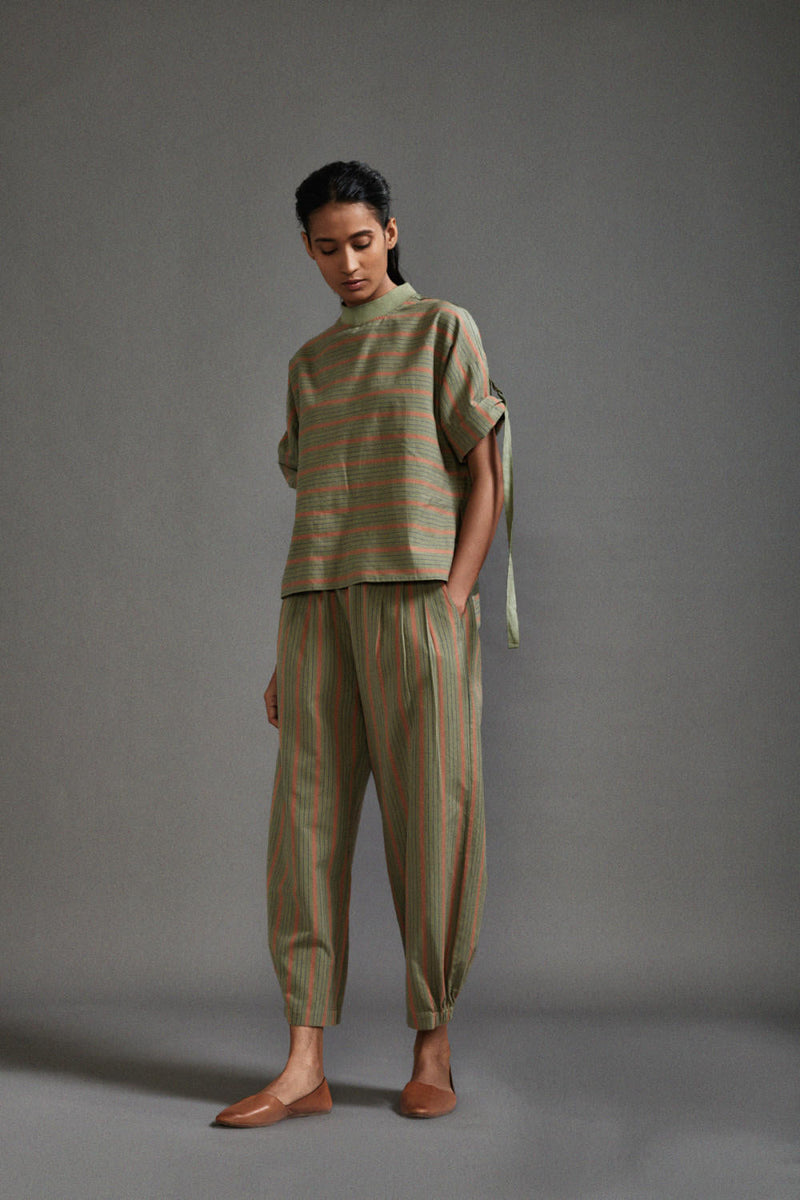 Safari Ekin Set cotton by Mati in green color for women Worldwide