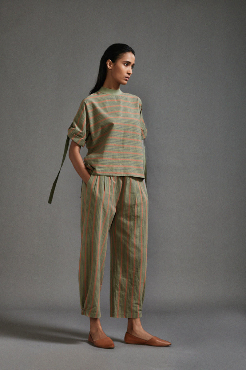 Safari Ekin Set cotton by Mati in green color for women Worldwide