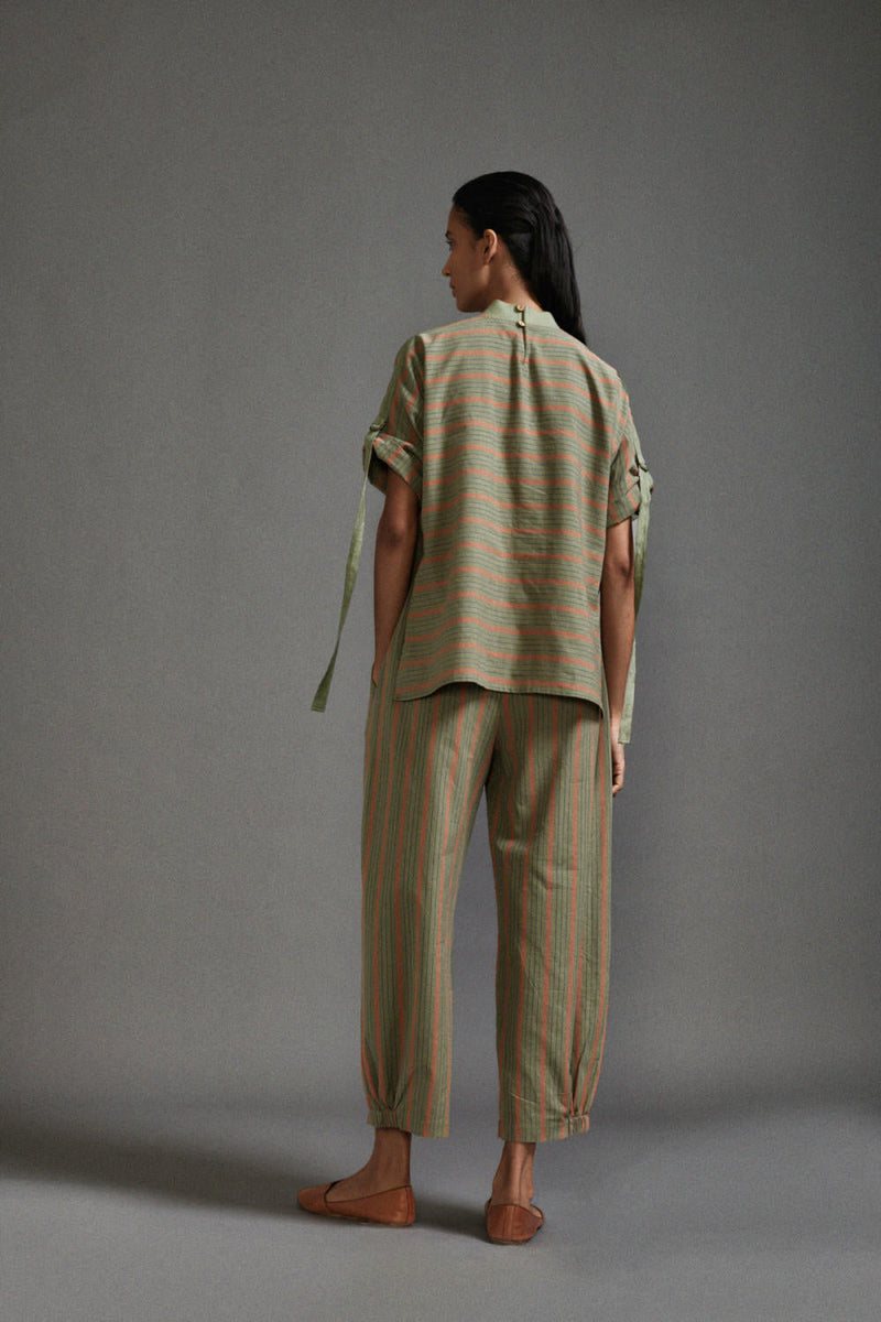 Safari Ekin Set cotton by Mati in green color for women Worldwide