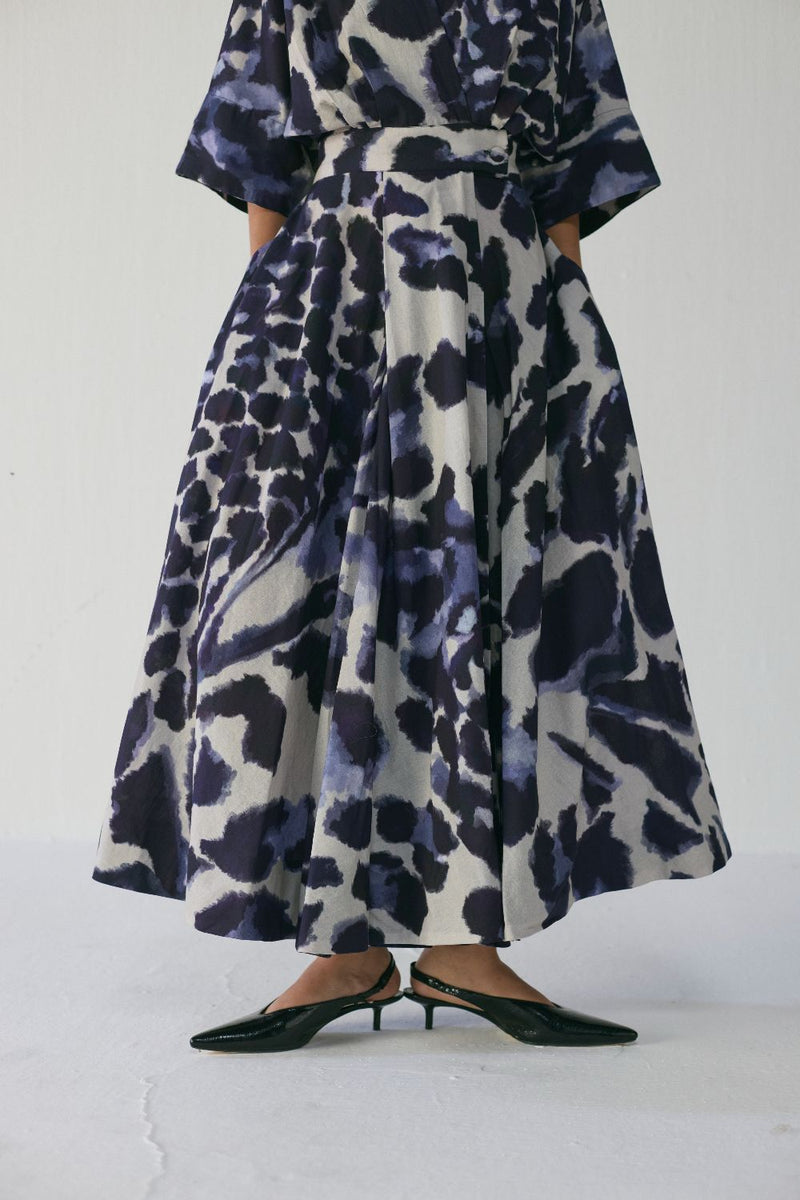 SAMBURU SHIRT DRESS poplin by Yam in blue color for women Worldwide