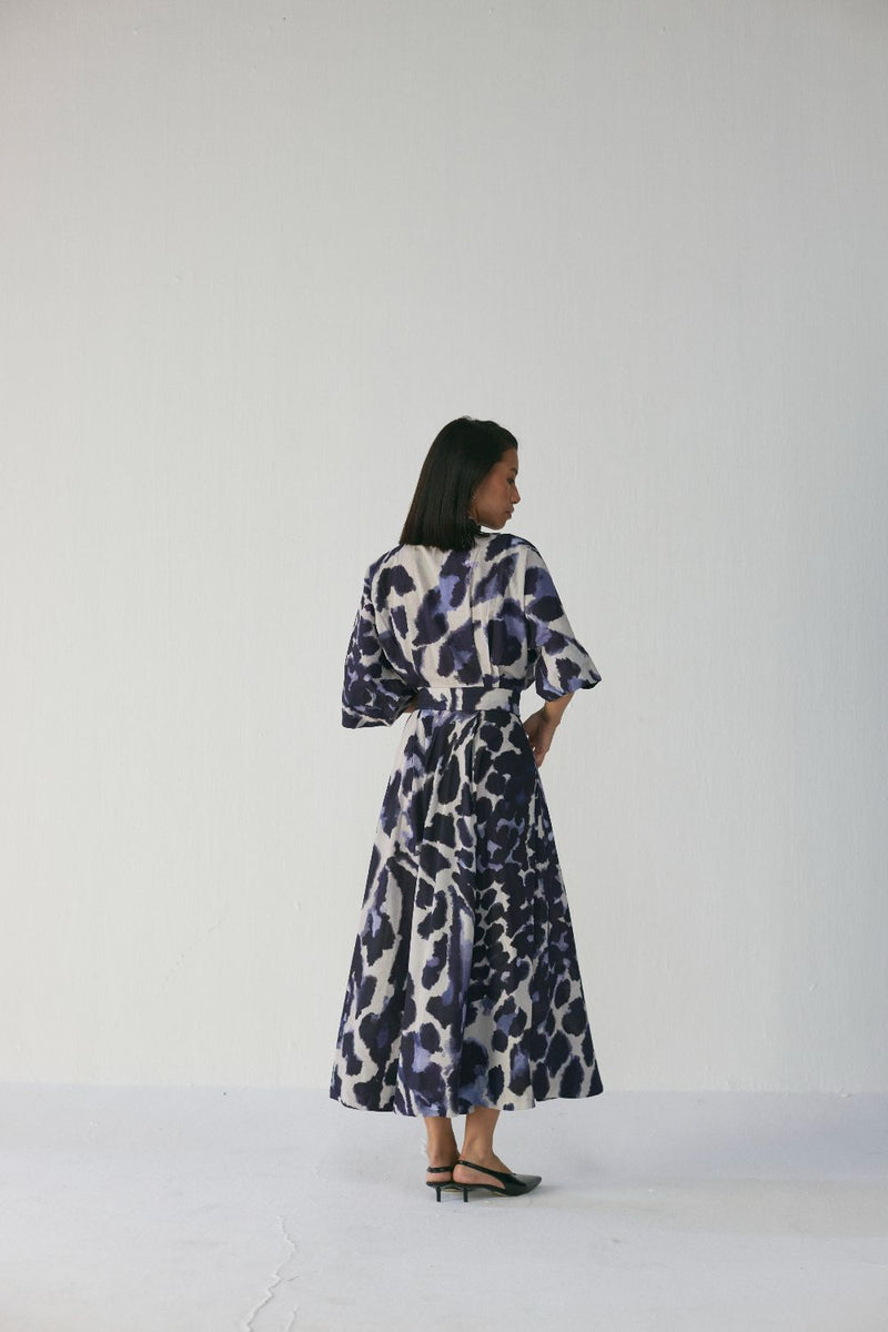 SAMBURU SHIRT DRESS poplin by Yam in blue color for women Worldwide