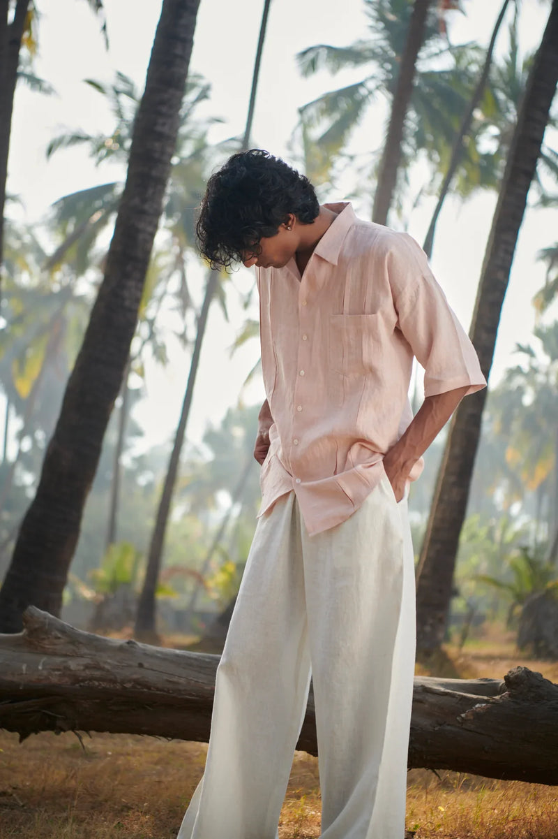 Taj Linen Men's Pyjama Pants linen by Saphed Men for men Worldwide