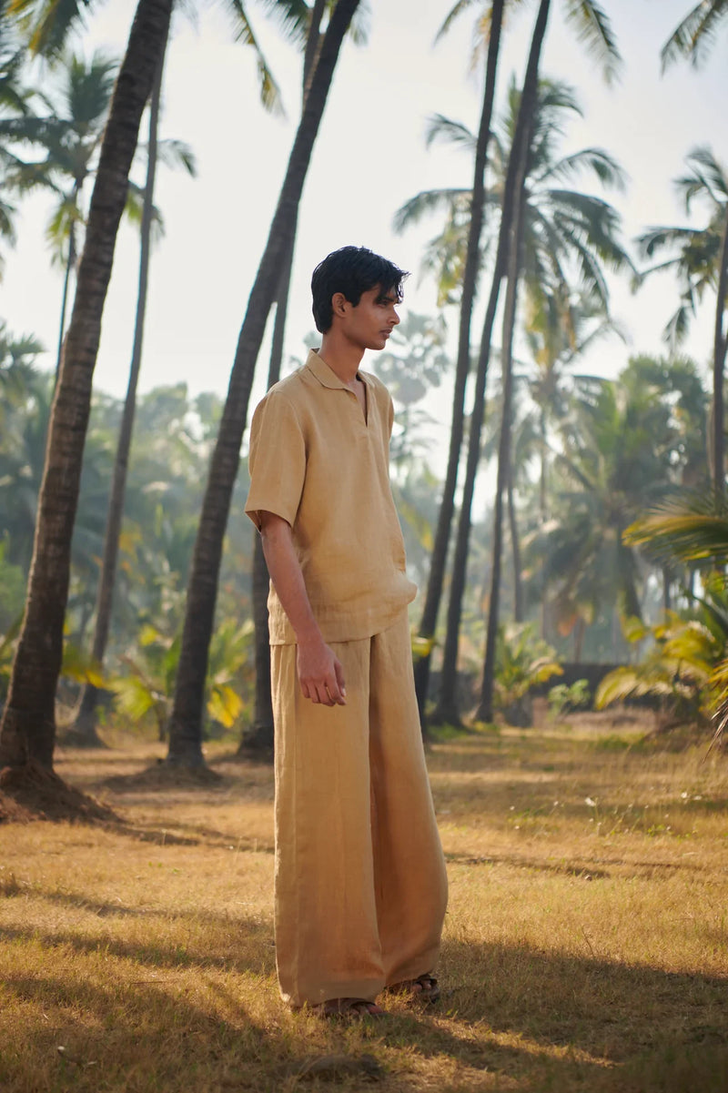 Husk Linen Men's Pyjama Pants linen by Saphed Men for men Worldwide