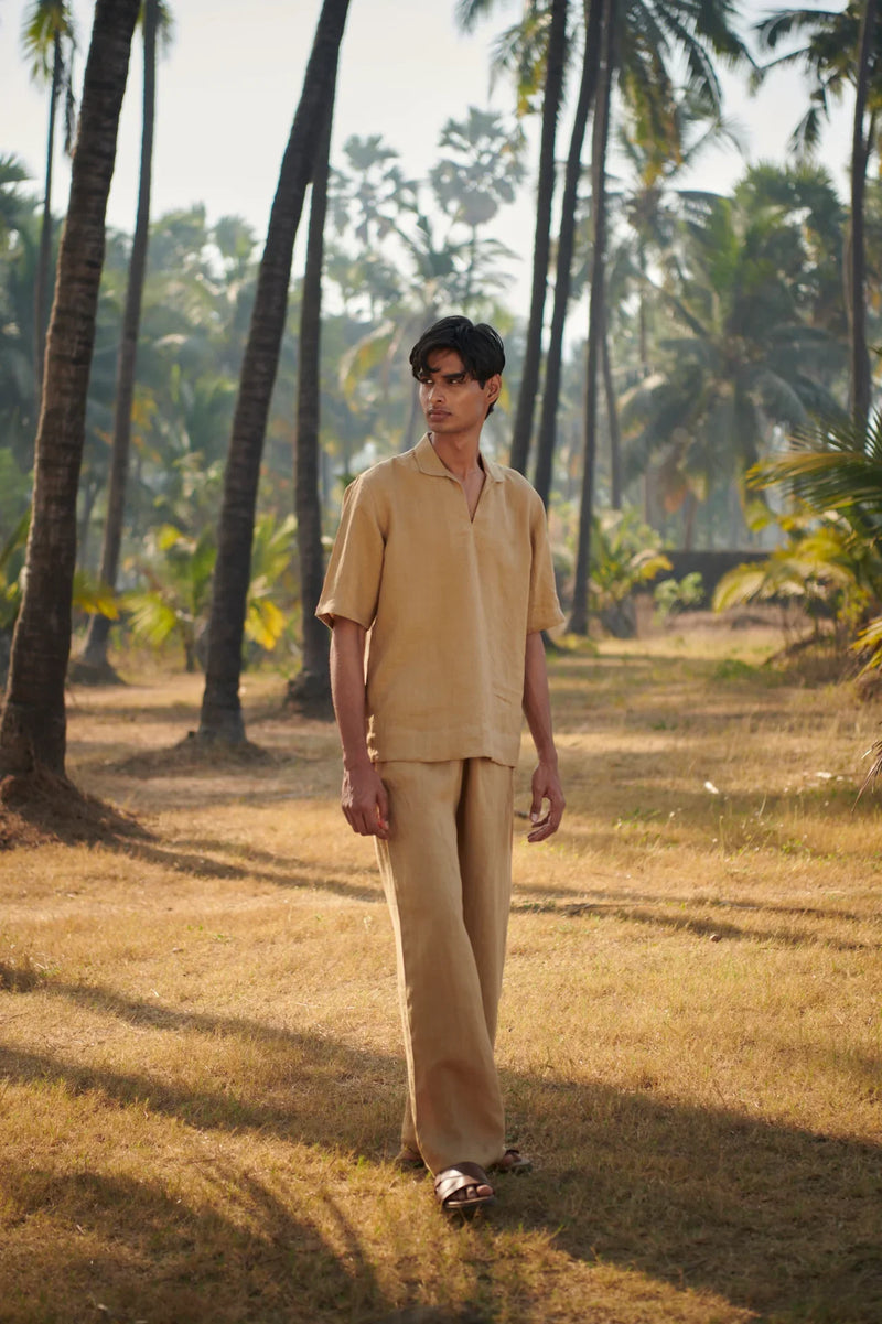 Husk Linen Men's Pyjama Pants linen by Saphed Men for men Worldwide