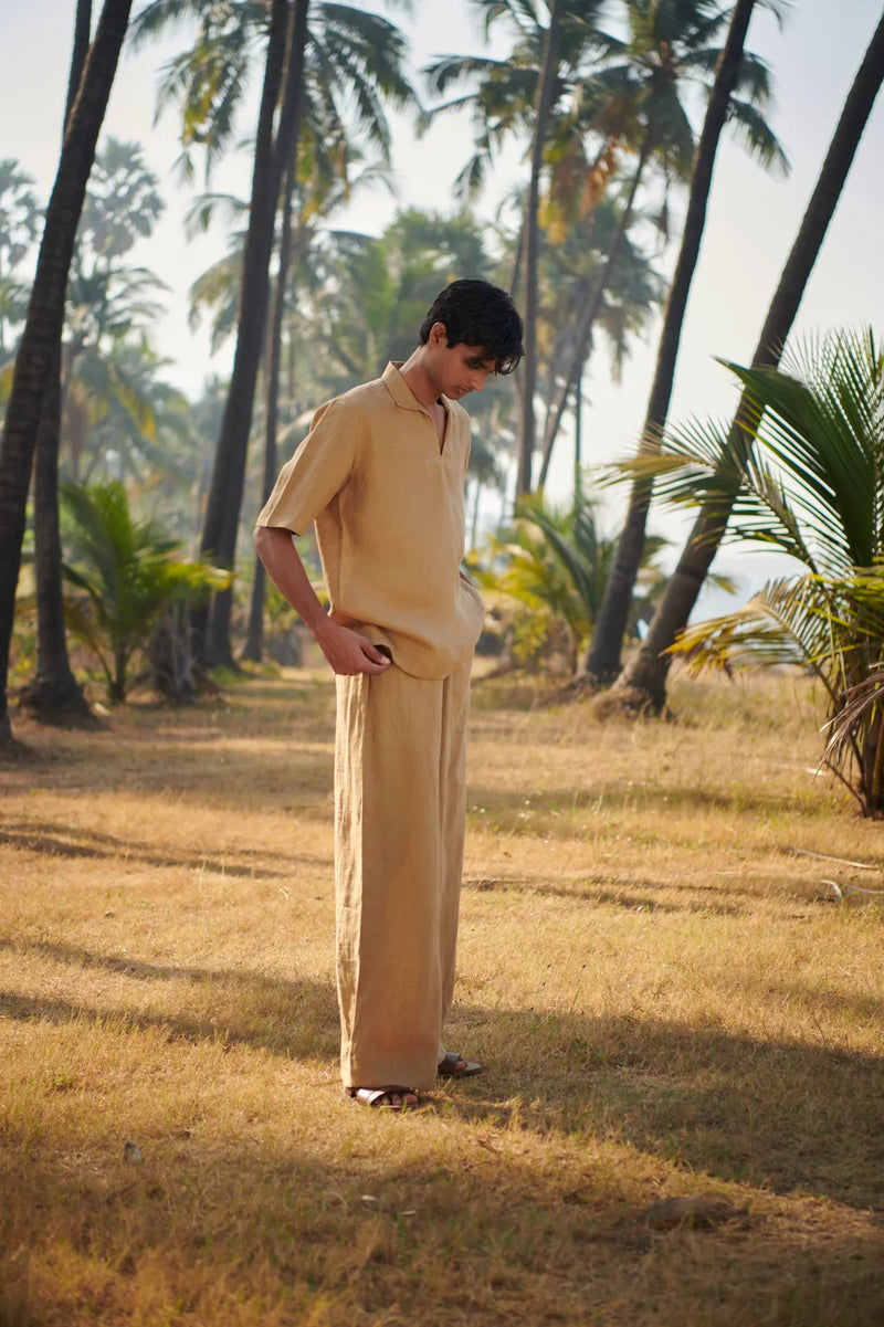 Husk Linen Men's Pyjama Pants linen by Saphed Men for men Worldwide