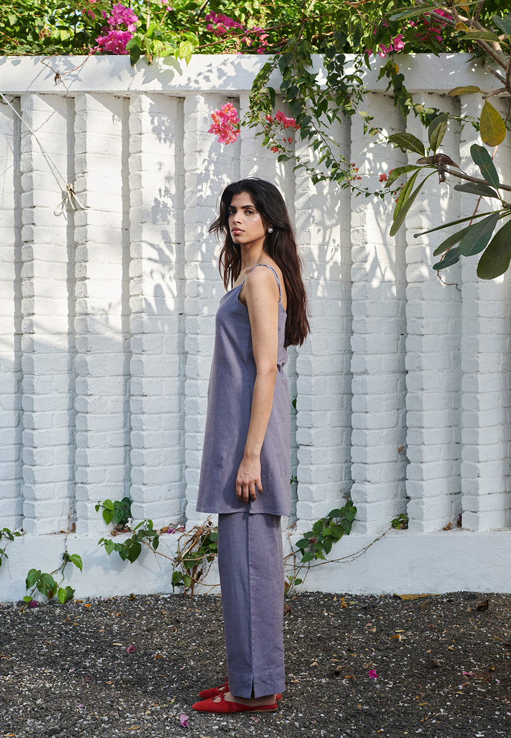 Dusk Co-Linen Slip Kurta Set