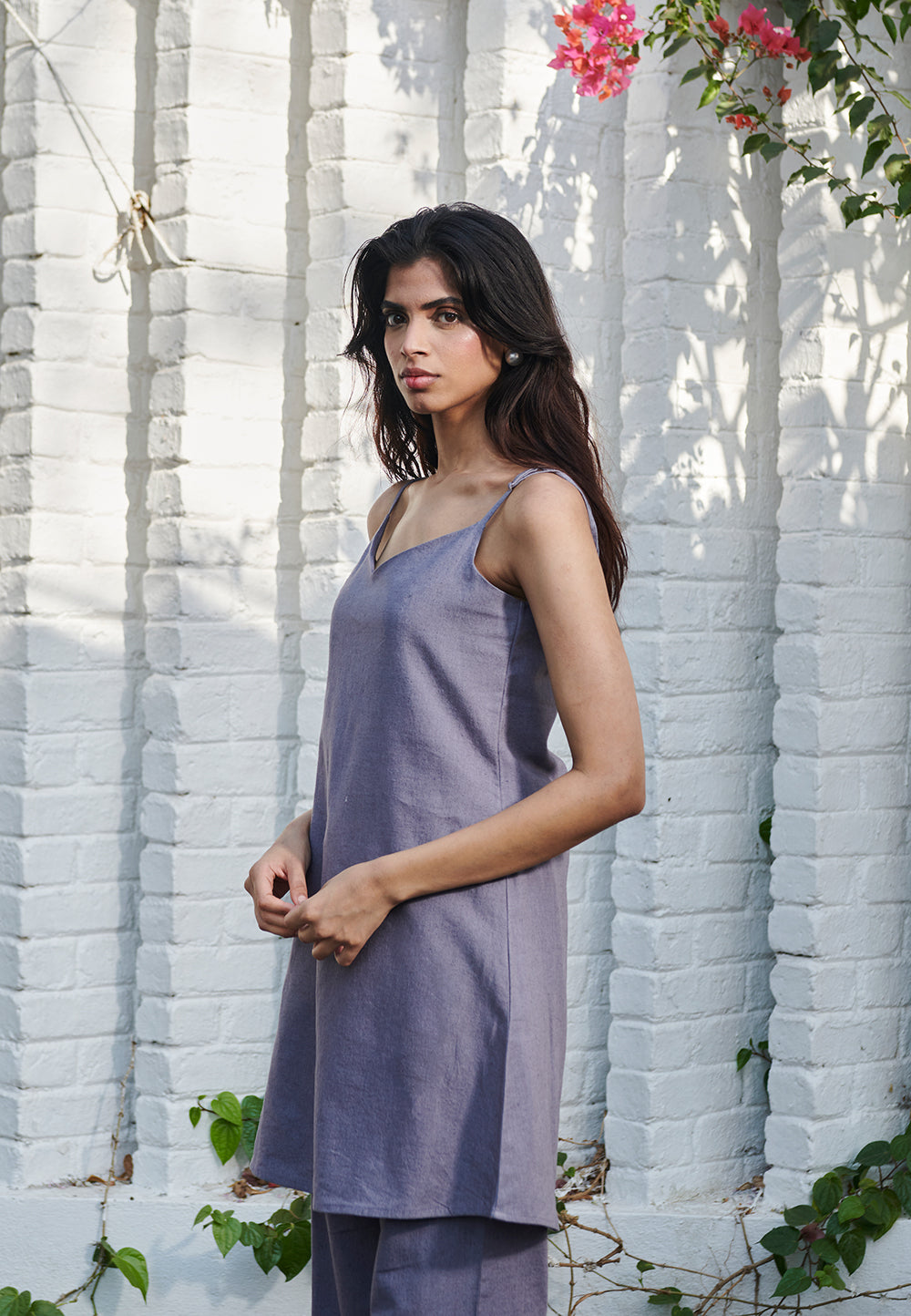 Dusk Co-Linen Slip Kurta Set