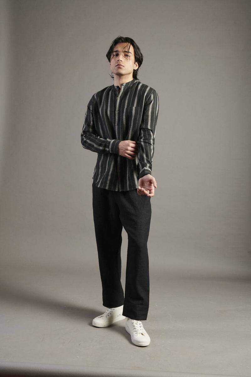 Kohl Linen Lounge Pants linen by Saphed Men for men Worldwide
