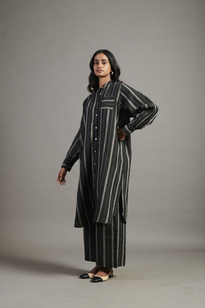 Dhaari Linen Shirt Dress