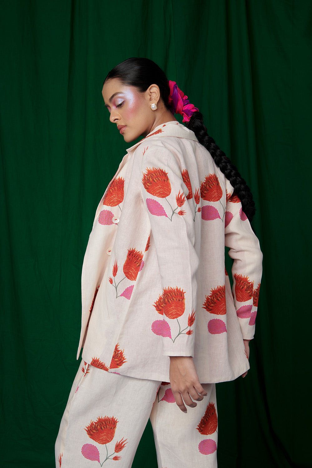 Wildflower Linen Jacket