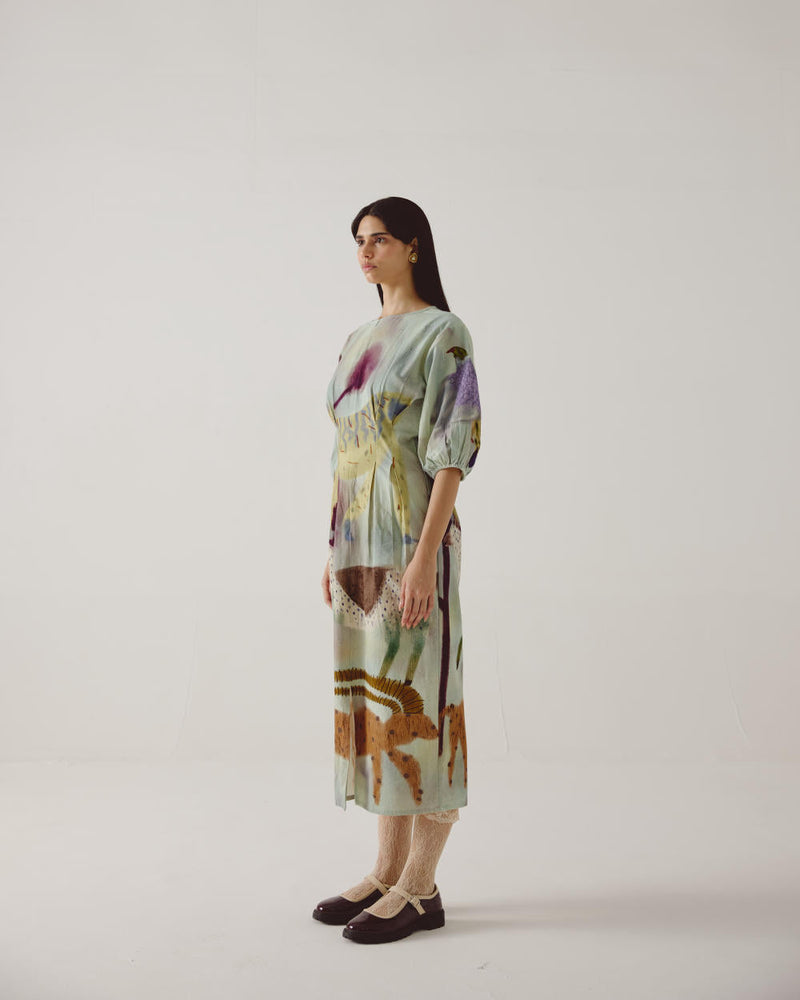Shaft Dress-Mirage cotton by CORD in multi for women Worldwide