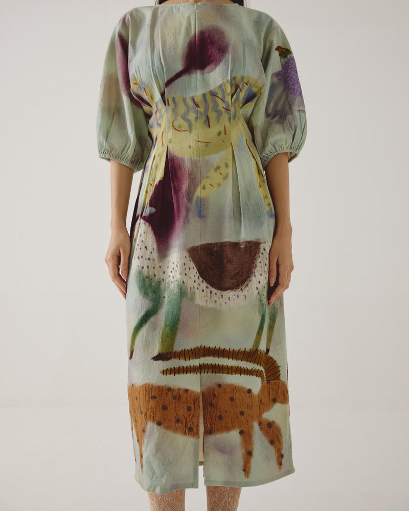 Shaft Dress-Mirage cotton by CORD in multi for women Worldwide