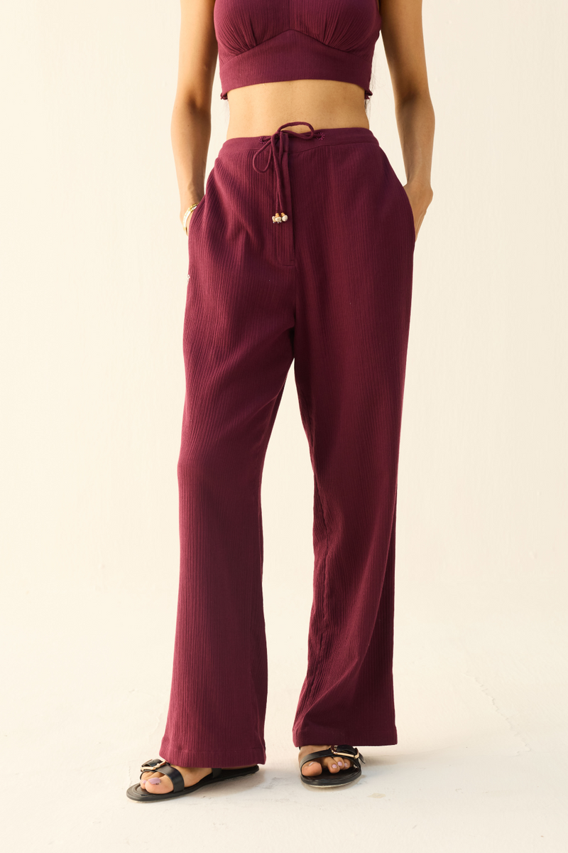 Shore Side Organic Cotton Trousers cotton by Sui for women Worldwide