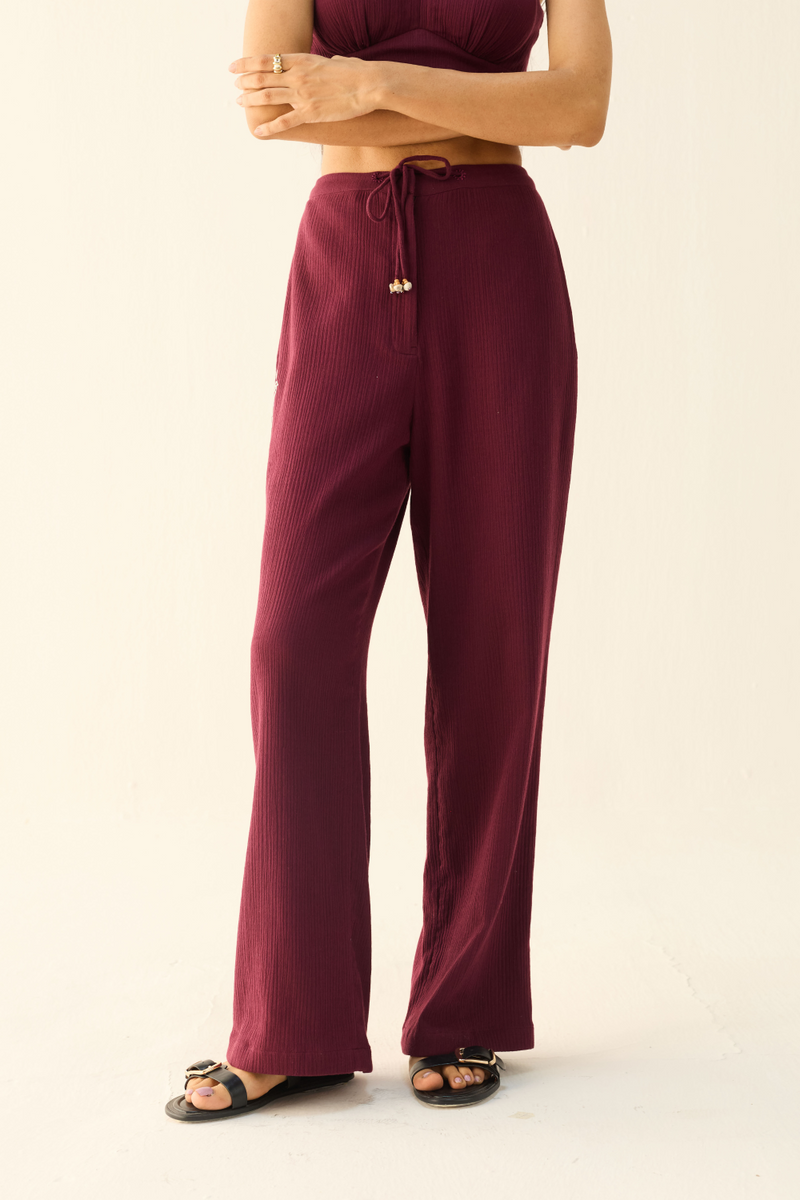 Shore Side Organic Cotton Trousers cotton by Sui for women Worldwide