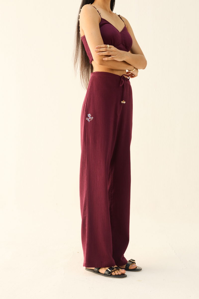 Shore Side Organic Cotton Trousers cotton by Sui for women Worldwide