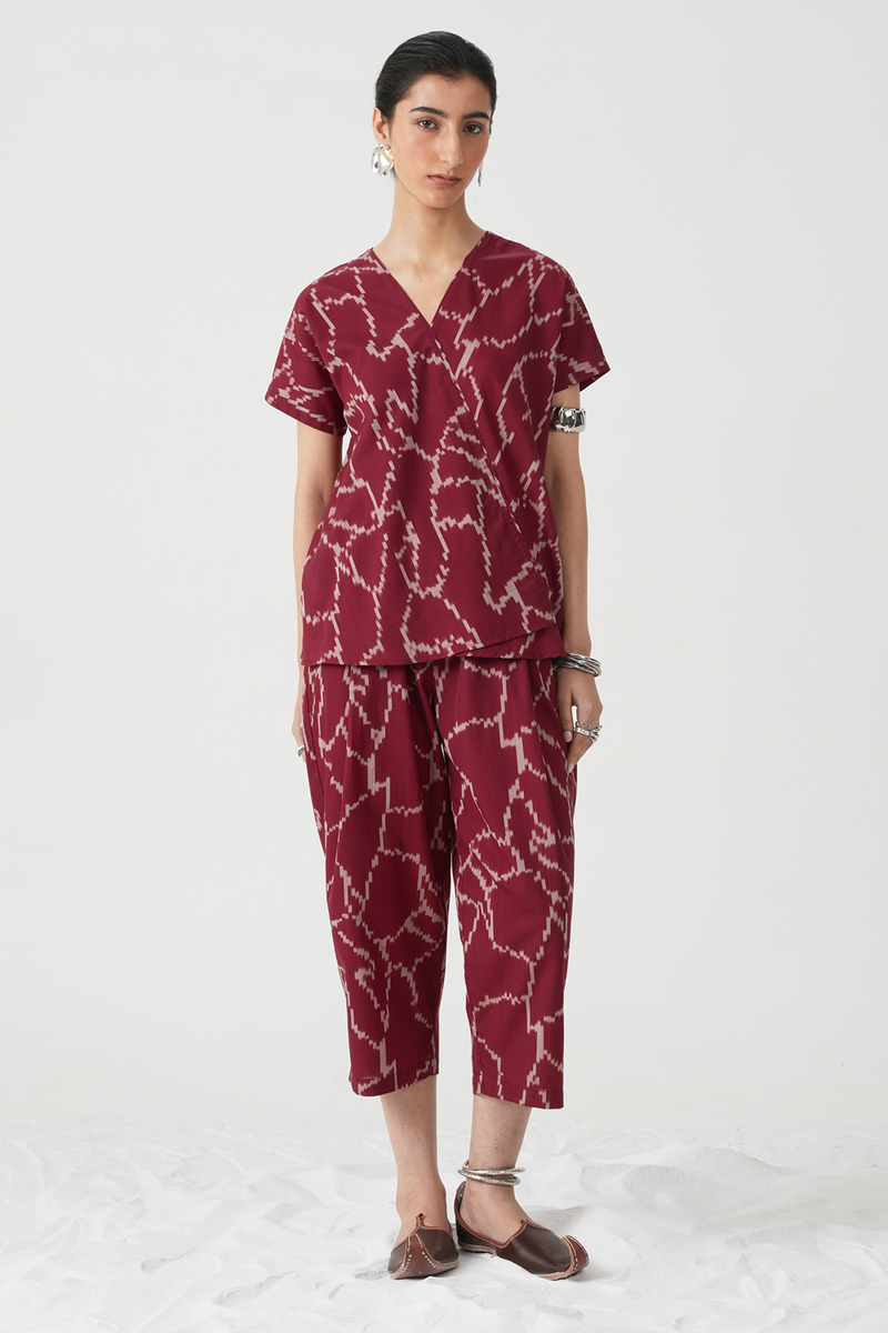 Sōhō Handwoven Ikat Top