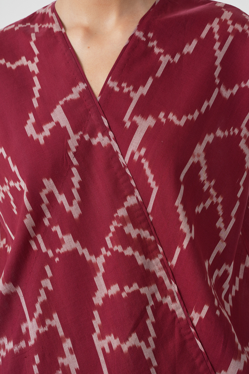 Sōhō Handwoven Ikat Top