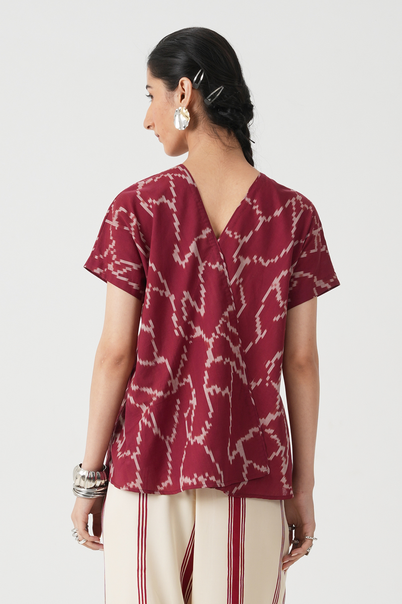Sōhō Handwoven Ikat Top