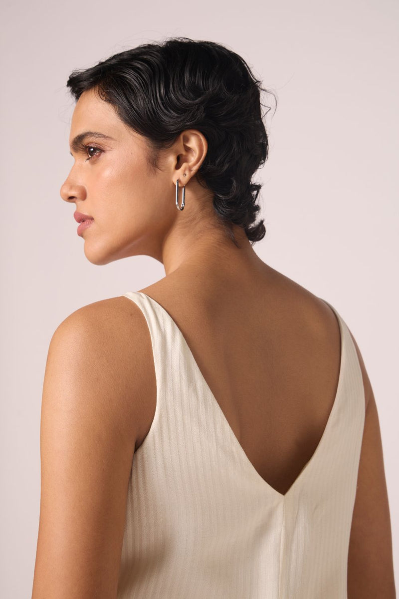 Spica Off White Silk Slip Dress silk by The Summer House for women Worldwide