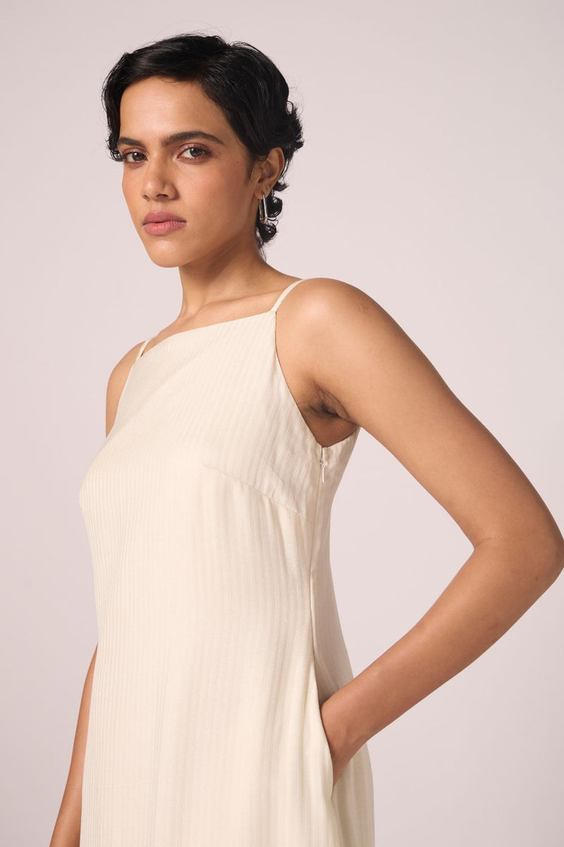 Spica Off White Silk Slip Dress silk by The Summer House for women Worldwide