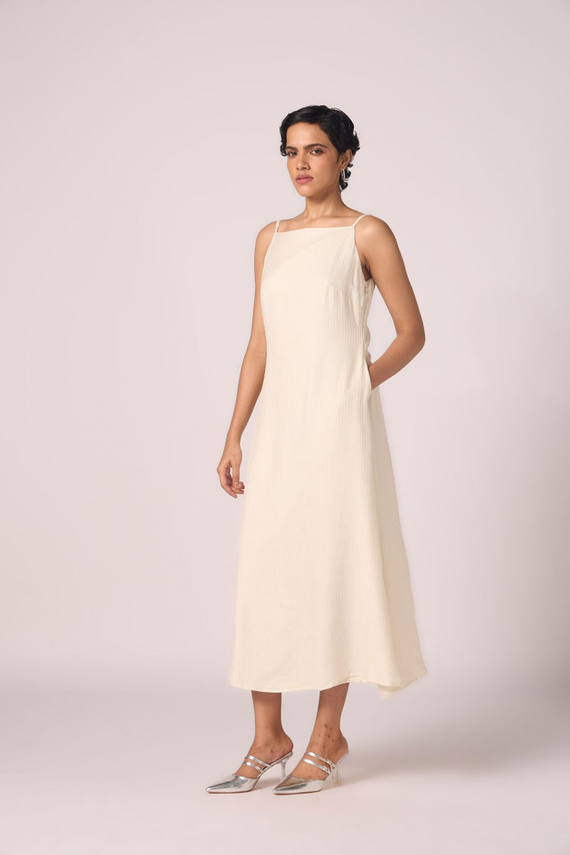 Spica Off White Silk Slip Dress silk by The Summer House for women Worldwide