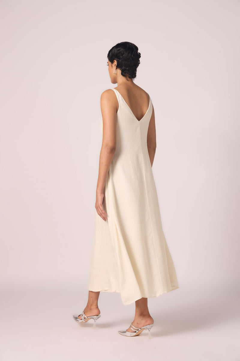 Spica Off White Silk Slip Dress silk by The Summer House for women Worldwide