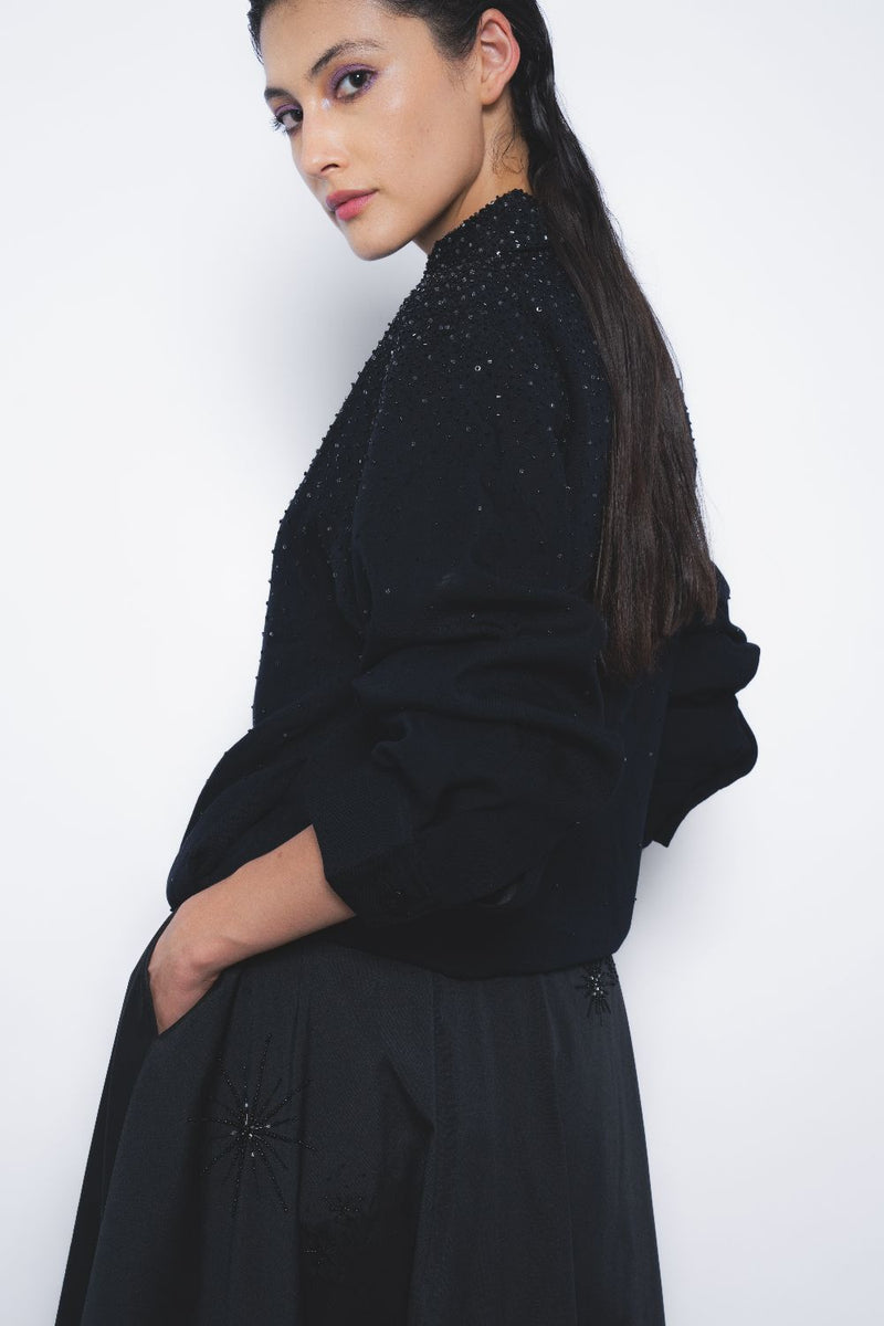Stargaze Jacket - Black by Leh Studios in black color for women Worldwide
