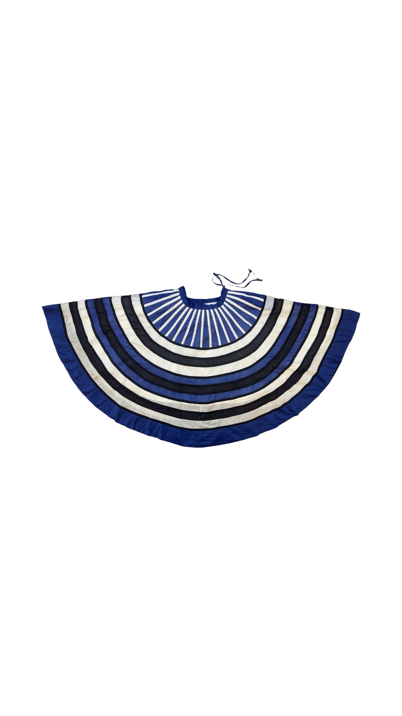 Stella Rangoli Skirt-Black, Blue and White
