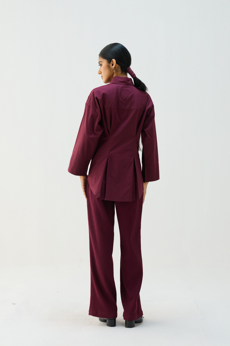 Stillness Organic Cotton Wrap Shirt cotton by Sui for women Worldwide