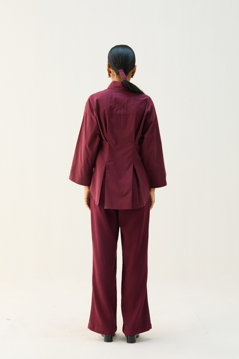 Stillness Organic Cotton Wrap Shirt cotton by Sui for women Worldwide