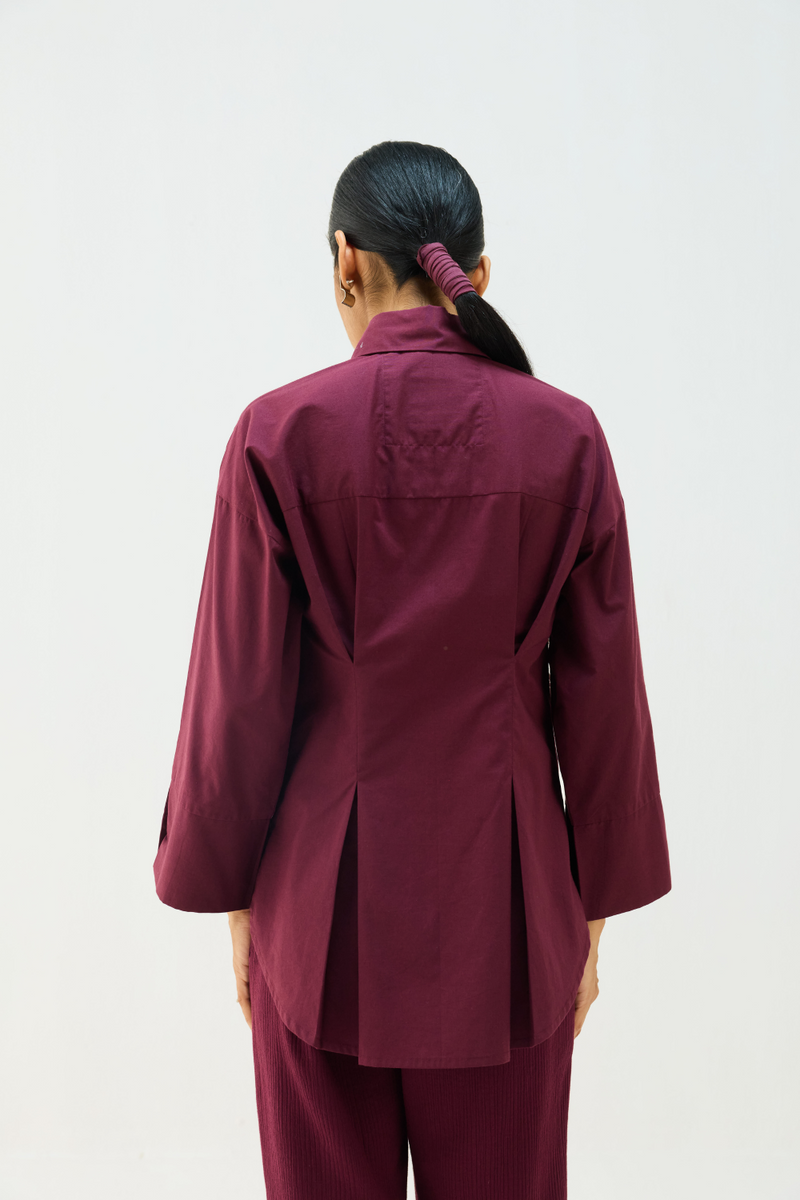 Stillness Organic Cotton Wrap Shirt cotton by Sui for women Worldwide