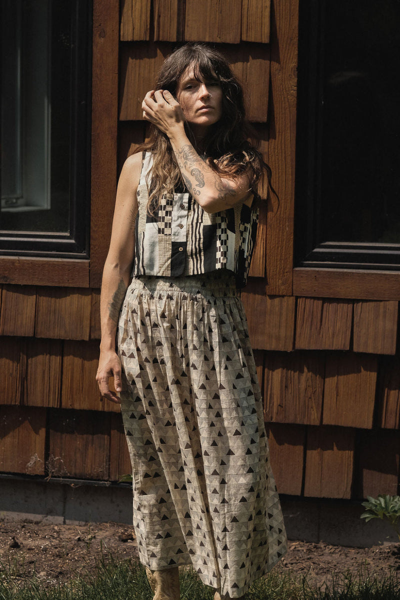 Stitch & Stitch Top mul by World of Crow in multi color for women Worldwide