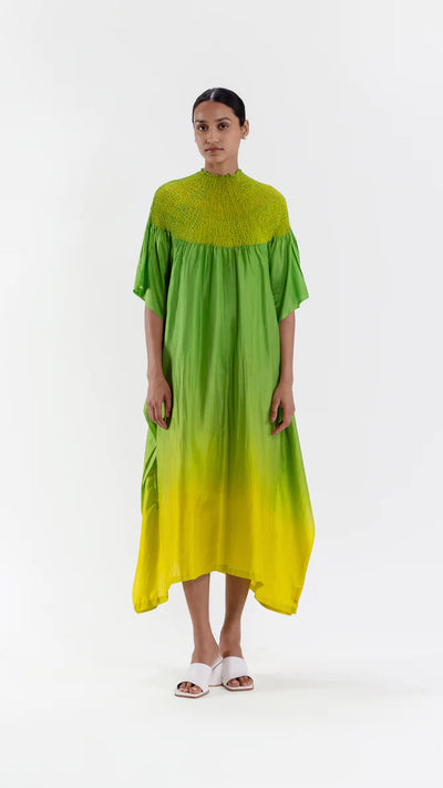 SECTOR KAFTAN - GREEN/LIME