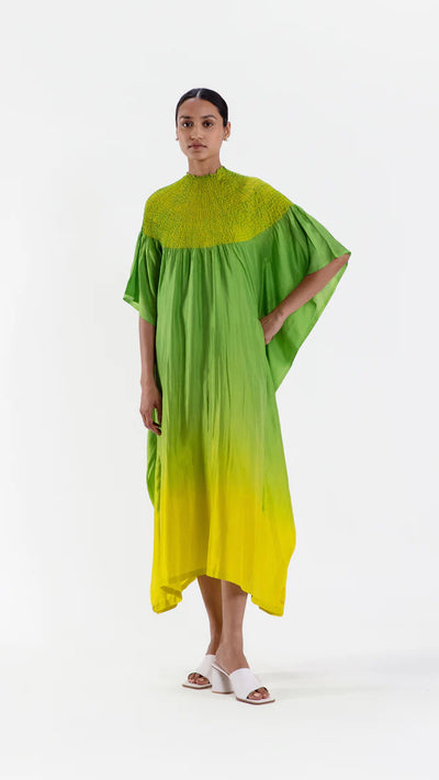 SECTOR KAFTAN - GREEN/LIME