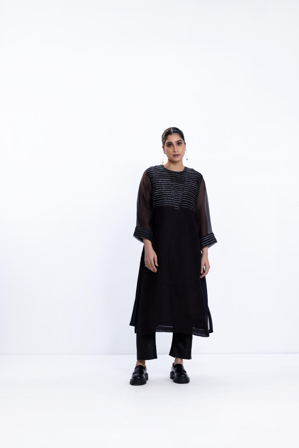 BREEZE KURTA - BLACK