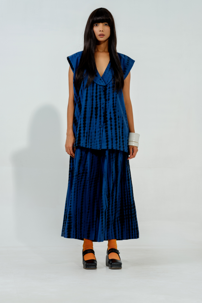 Sugar Jacket cotton matty jackets and overlays by Stoique in blue for women Worldwide