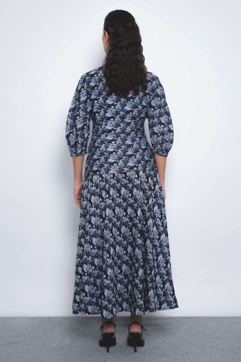 Sumiere Circular Skirt - Indigo mul by Leh Studios in multi color for women Worldwide
