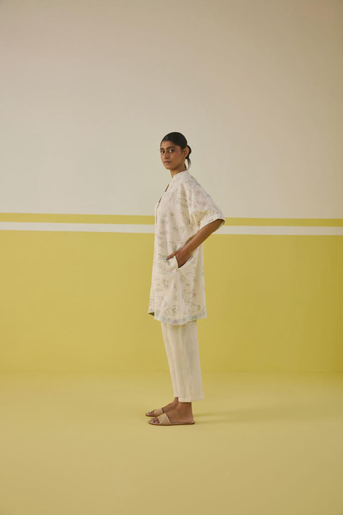 Summer Joy Handspun Handwoven Organic Cotton Kurta Top cotton by SUI in multi color for women Worldwide
