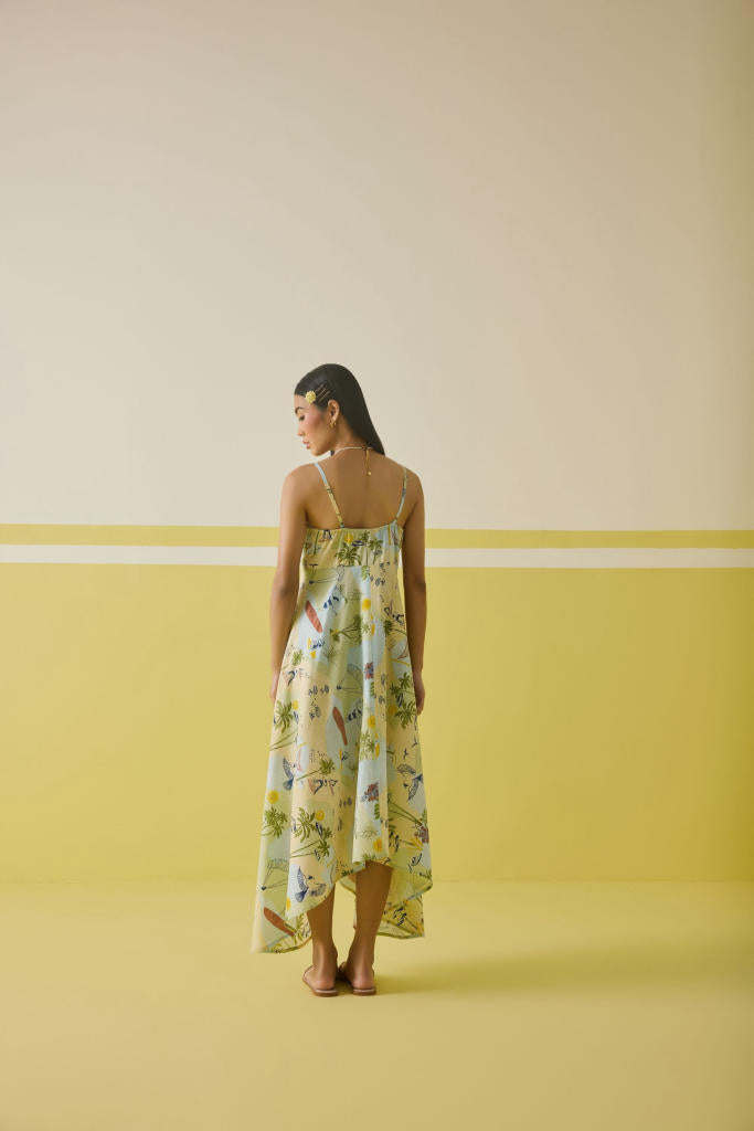 Summer Sea Lyocell Dress mul by SUI in multi color for women Worldwide