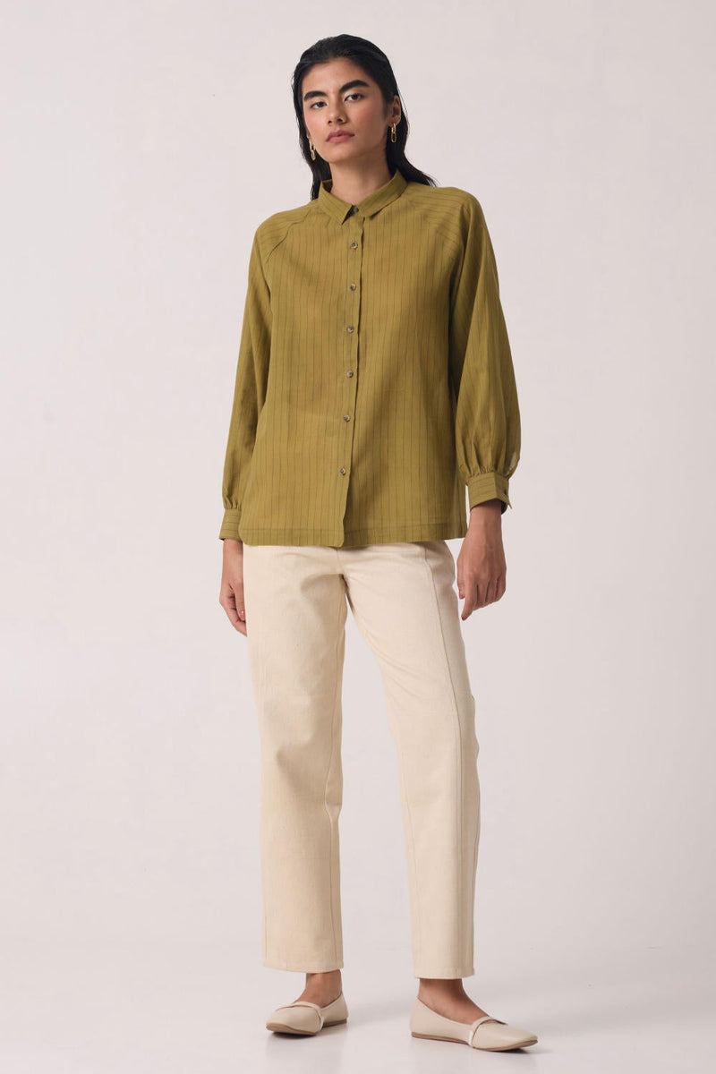 Sunisa Off White Denim Pants cotton by The Summer House for women Worldwide
