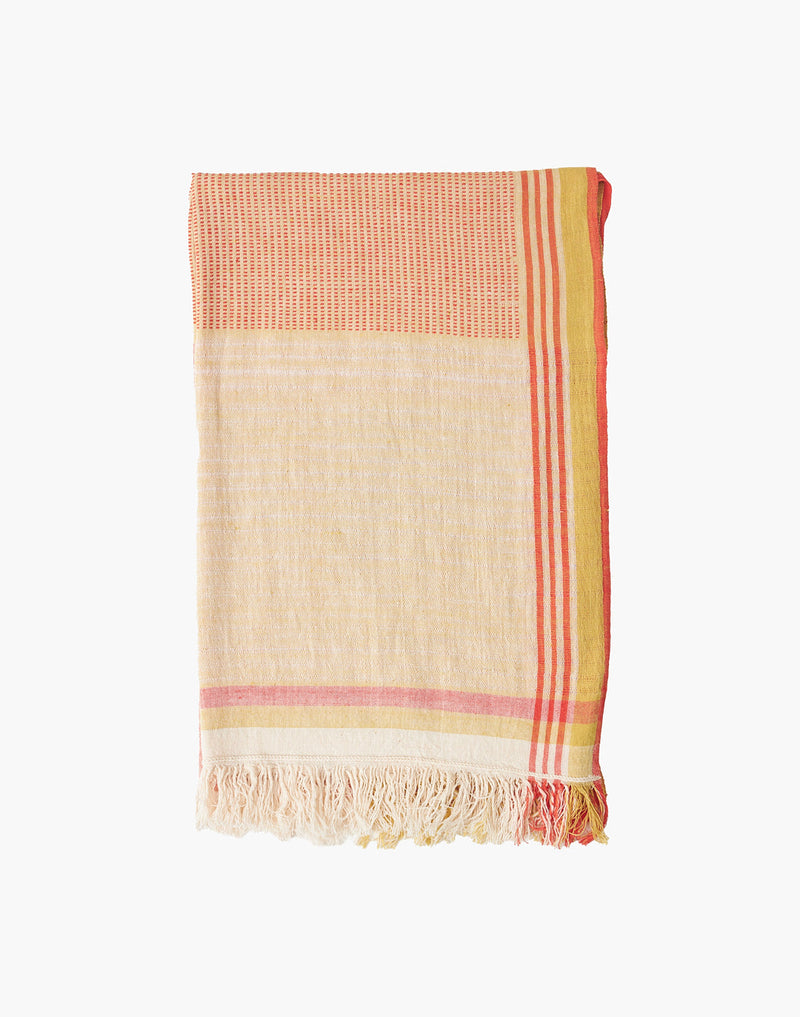 Sunrise Melody Stole cotton by World of Crow in multi color for women Worldwide