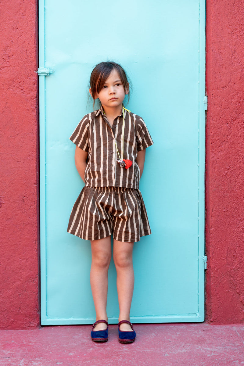 Sunshine Scoot Shorts-Brown