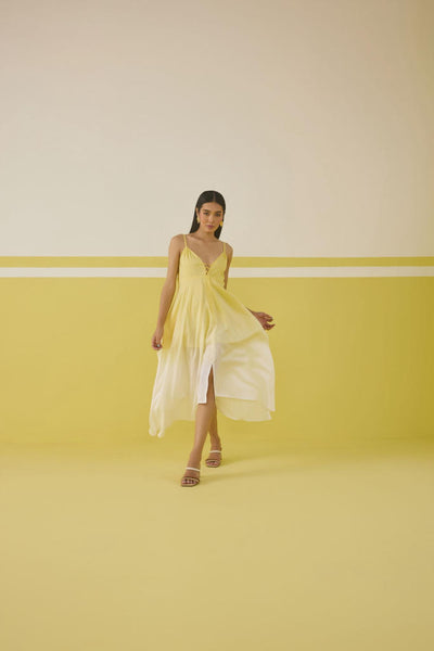 Sunshine Sea Lyocell Maxi Dress