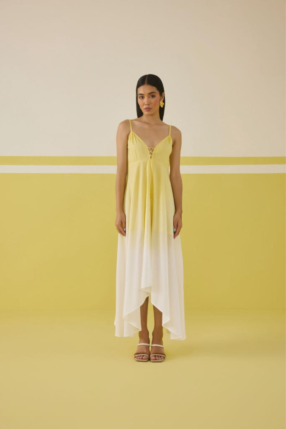 Sunshine Sea Lyocell Maxi Dress