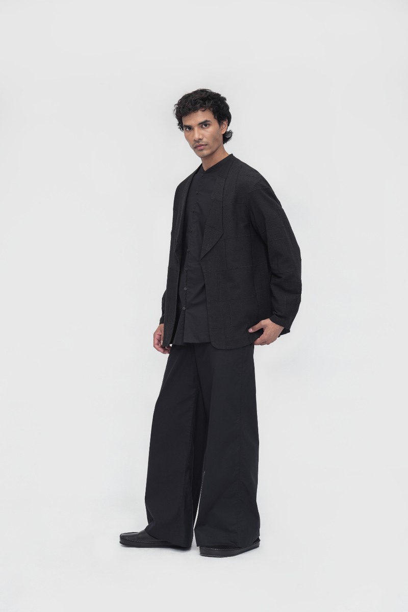 Gatsal Overlay cotton by Turn Black in black color for women Worldwide