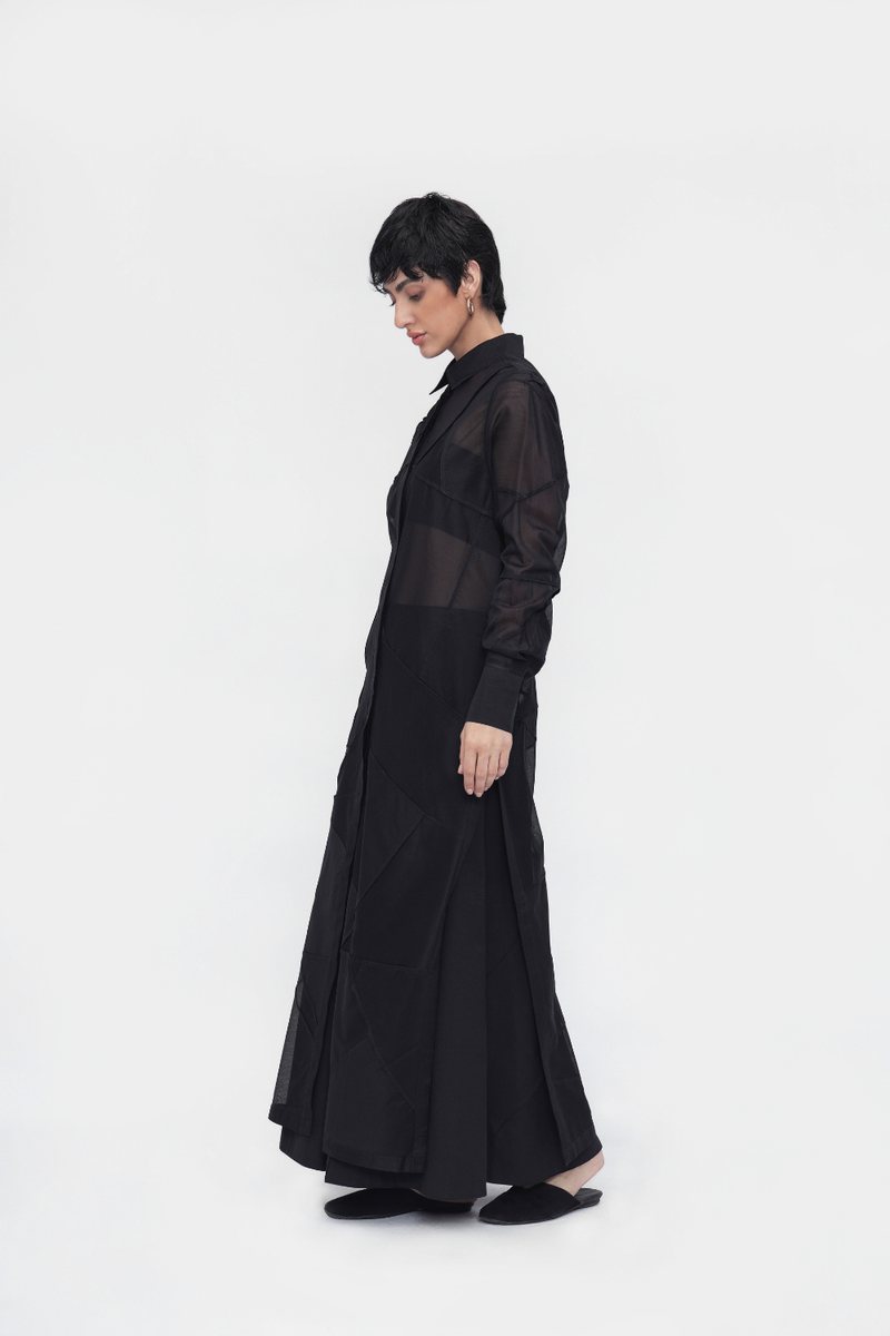 Dawa Straight Dress silk by Turn Black in black color for women Worldwide