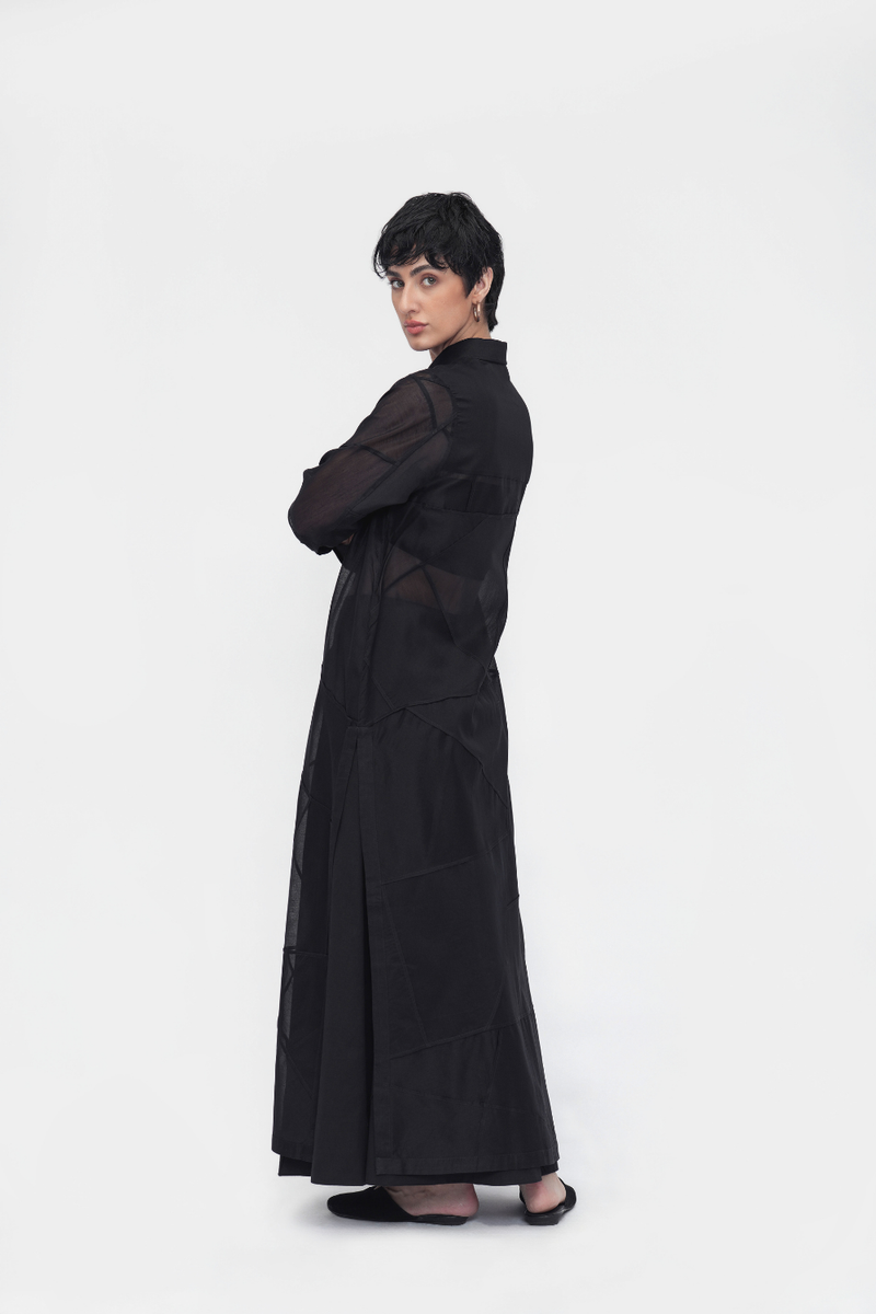 Dawa Straight Dress silk by Turn Black in black color for women Worldwide